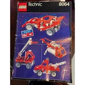 LEGO 8064 TECHNIC Instruction Manual ONLY Universal Motor Set Vintage 1990